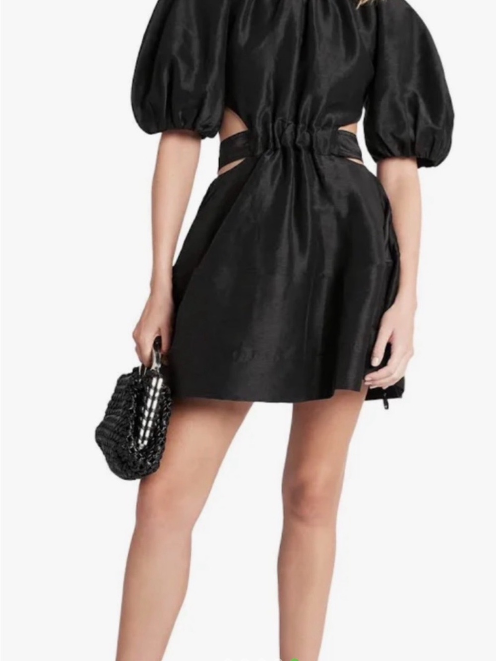 AJE PUFFBALL mimosa dress